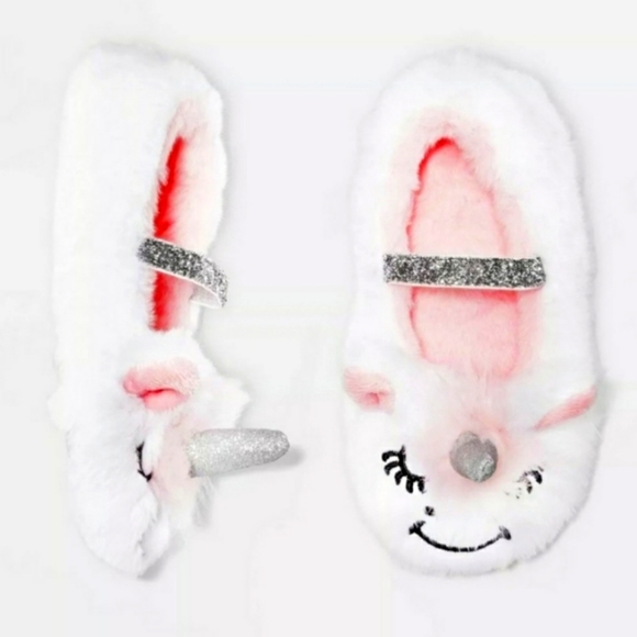 Cat & Jack Other - Cat & Jack Unicorn Slippers Size 12-24 Mths